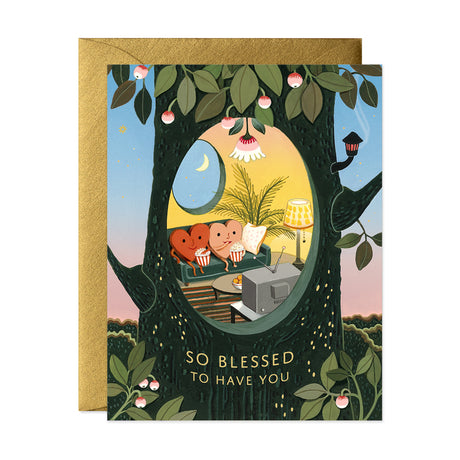 Blessed Hearts Greeting Card