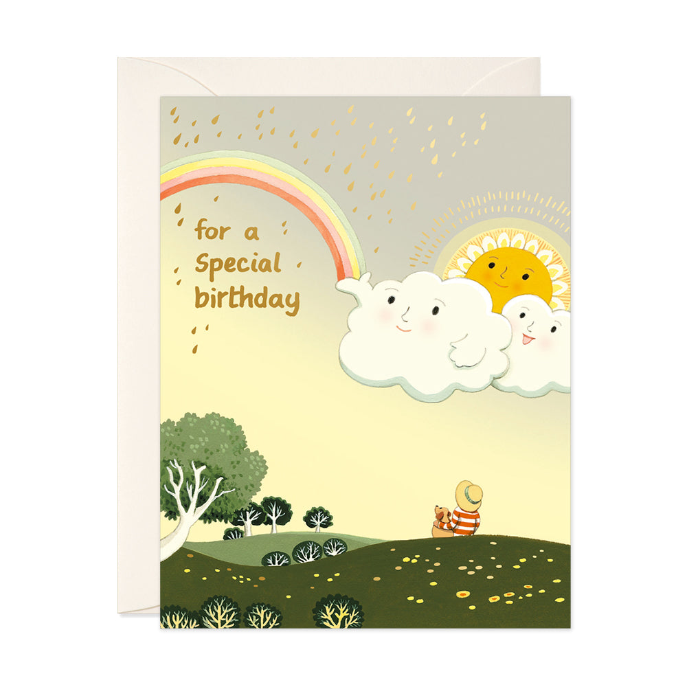 Joyful Sky Birthday Greeting Card