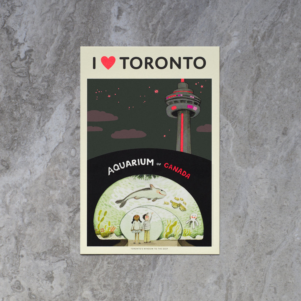 Toronto Aquarium Postcard