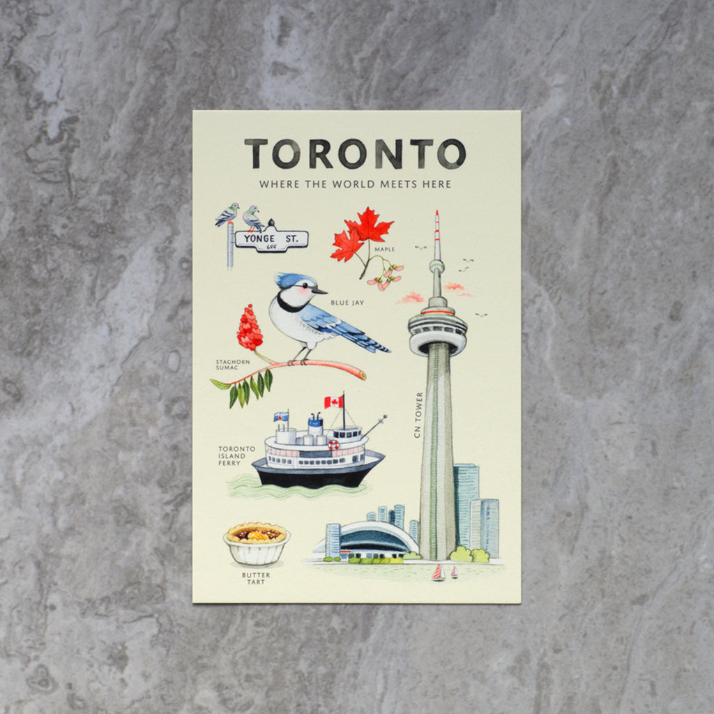 Toronto Icons: Blue Jay Postcard