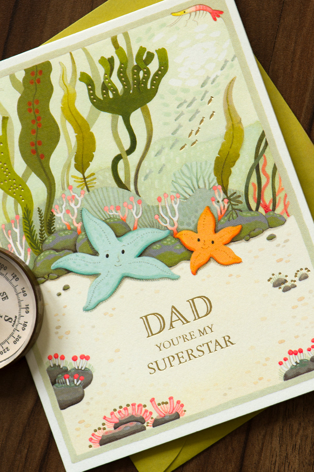 father's day yugioh card Father's Day Starfish Greeting Card