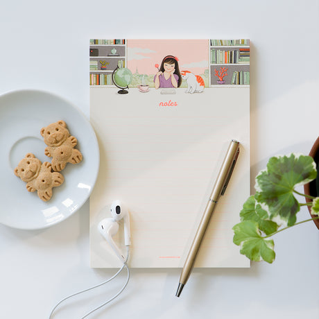 Illustrated Notepad - Fantasy Office - Memo pad for notes