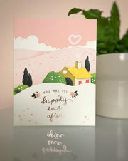 You are my happily ever after Greeting card by JooJoo Paper