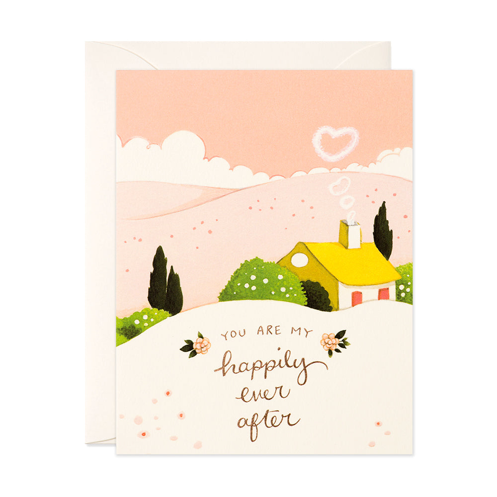 Happily Ever After love anniversary greeting card house of love