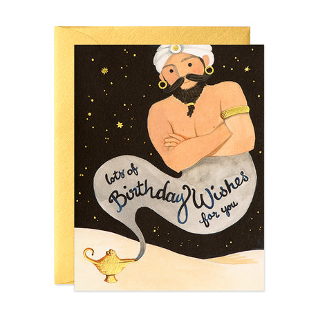 Genie Birthday Greeting Card