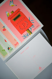 Beautiful hand painted Post crossing Postcards by JooJoo Paper
