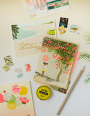 Hand Painted Greeting Cards by JooJoo Paper