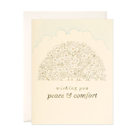 Wishing you Peace and comfort Greeting Card by JooJoo Paper Suitable for male